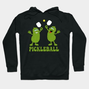 Funny Pickleball Dill Pickle Characters Hoodie